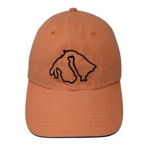 Ultra Club Slideback Baseball Cap Orange One Size Adjustable Classic Cut
